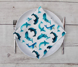 Linen napkin  Orca Whale Sale